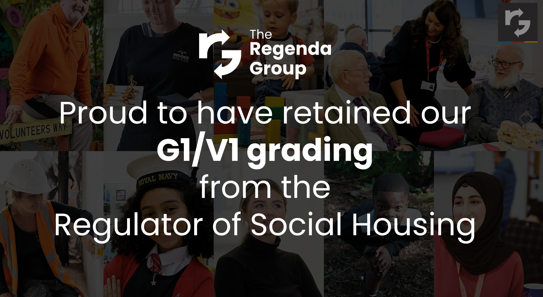 Image showing Regenda regulatory grading as G1/V1