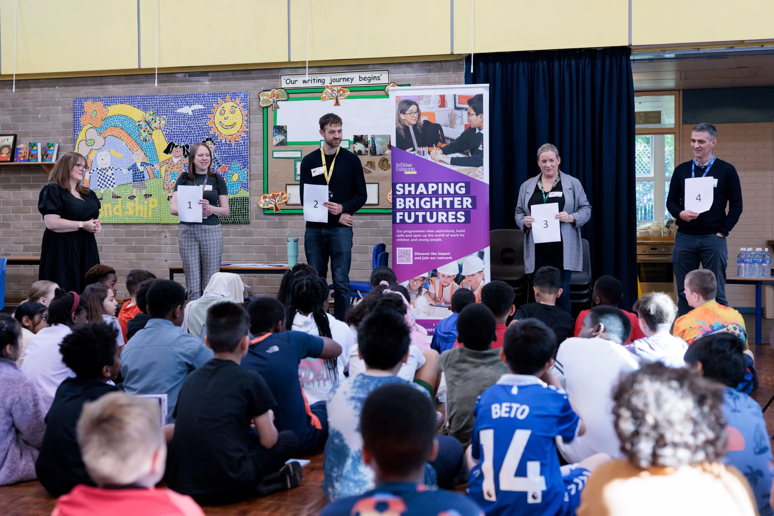 Positive Footprints Careers Carousel with The Regenda Group at St Anne's Catholic Primary School