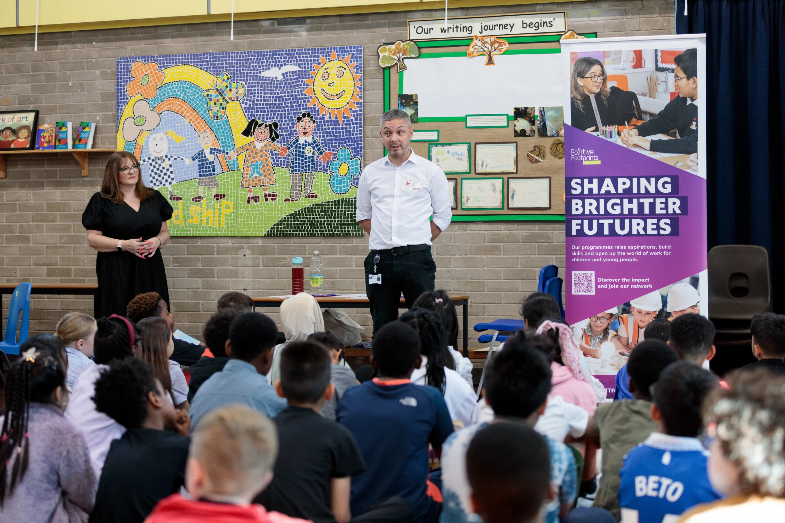 Positive Footprints Careers Carousel with The Regenda Group at St Anne's Catholic Primary School