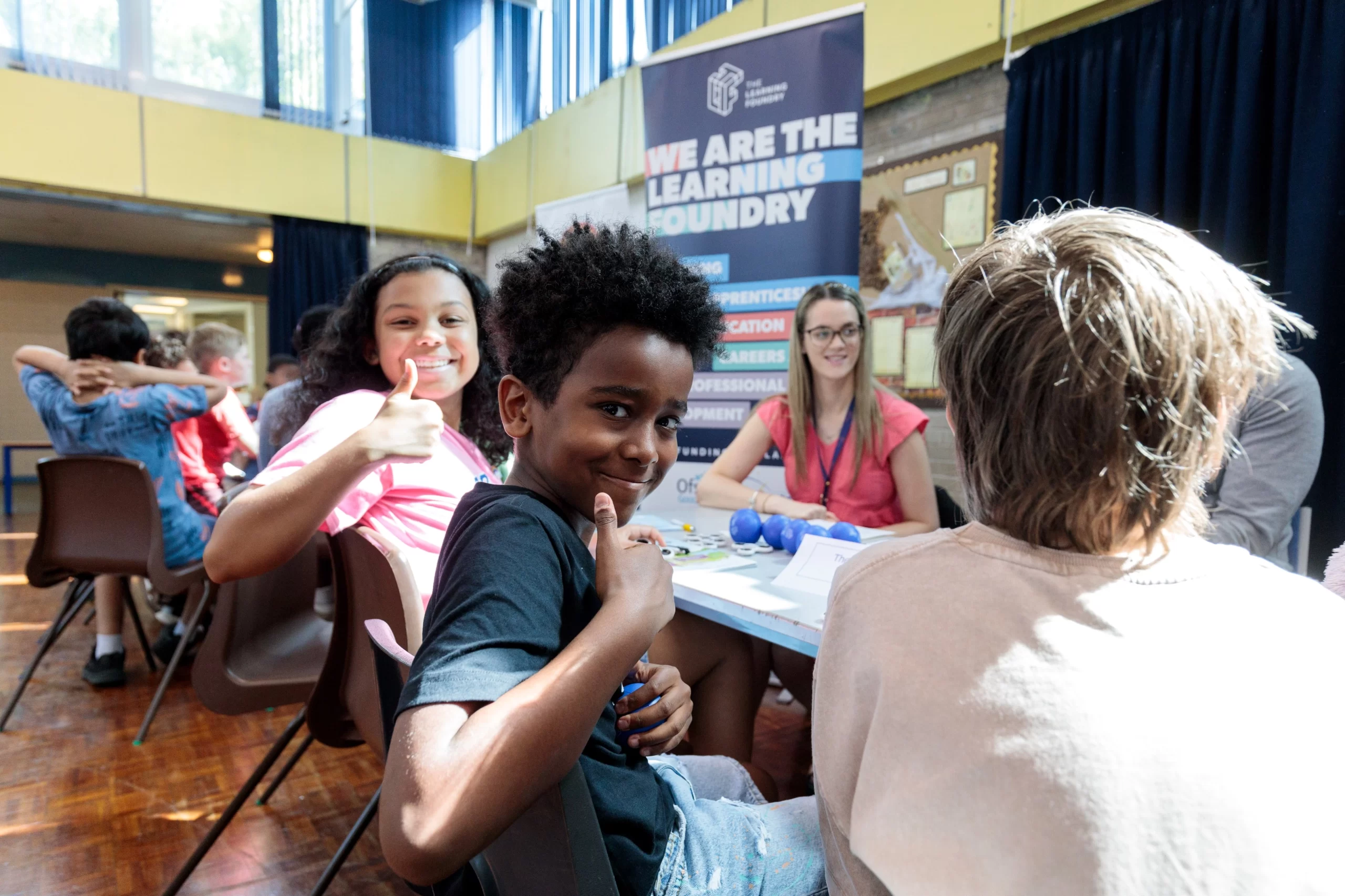 Positive Footprints Careers Carousel with The Regenda Group at St Anne's Catholic Primary School